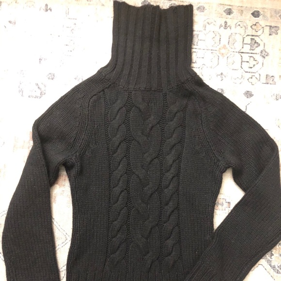 Express Sweaters - Express cable turtleneck